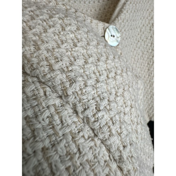 Zara Cropped Knit Cardigan Sweater Size XSMALL - Picture 4 of 5